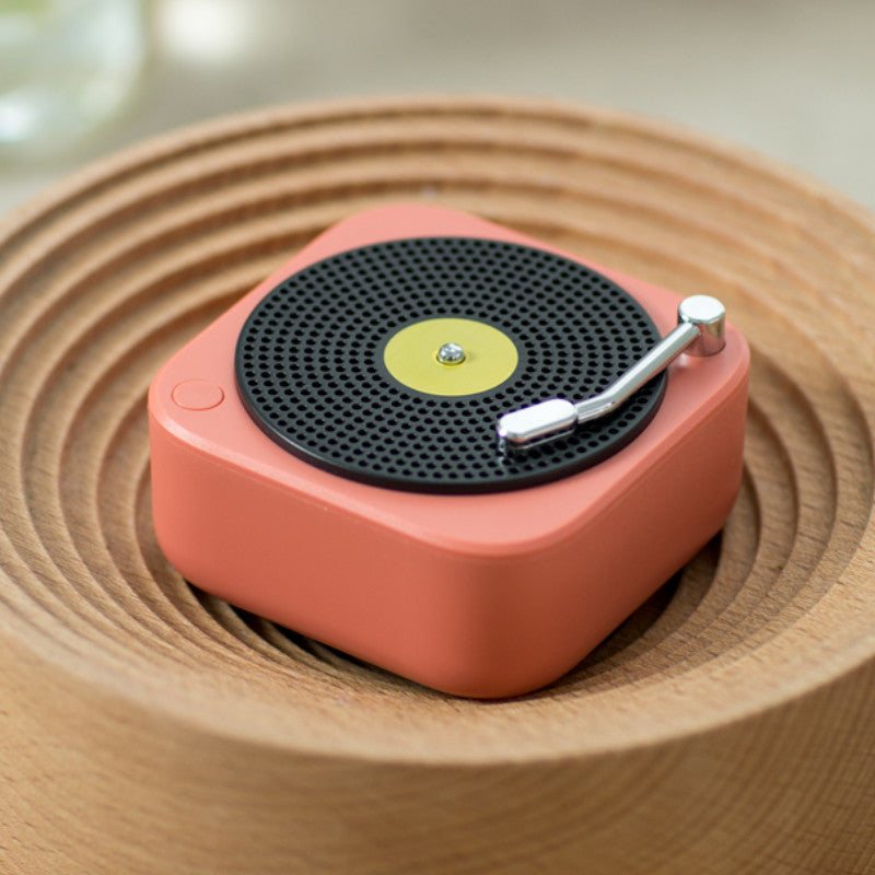 Wireless Mini Portable Audio Multifunction Record Vinyl Speaker