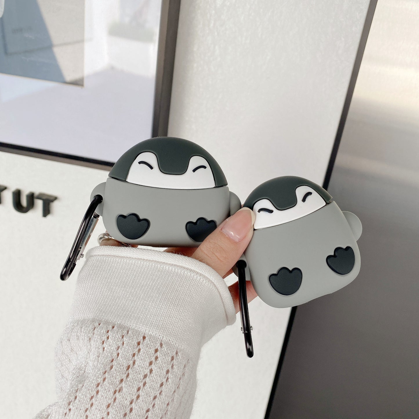 Penguin Cute Wireless Bluetooth Headset Silicone Case