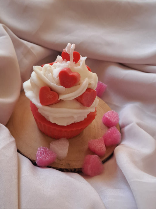 Cupid Cupcake candle 🧁💗🎀