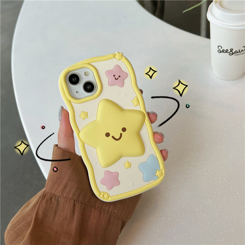 Yellow Silicone Protective Cover Phone Case
