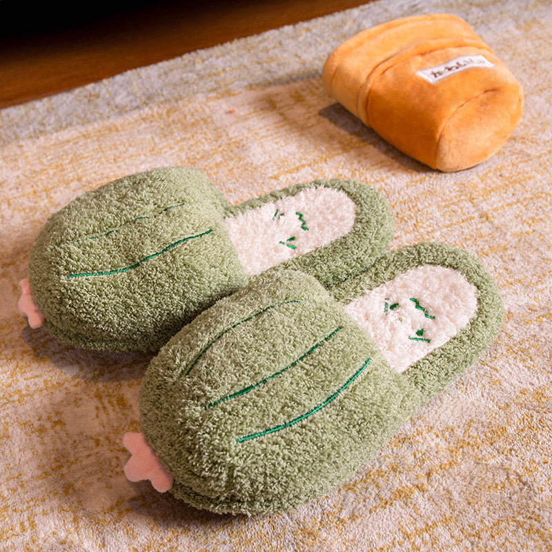 Indoor Couple Fluffy Slippers